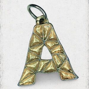 5178u. Monogram Initial A Pendant